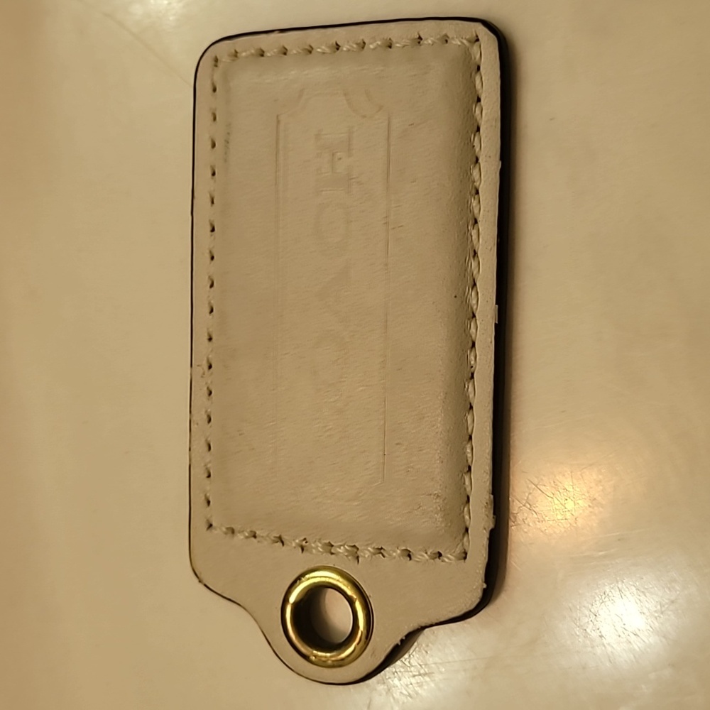 Coach Leather Tag